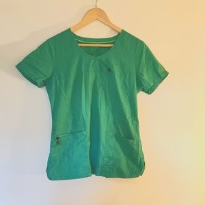 Green Label Green Scrub Top